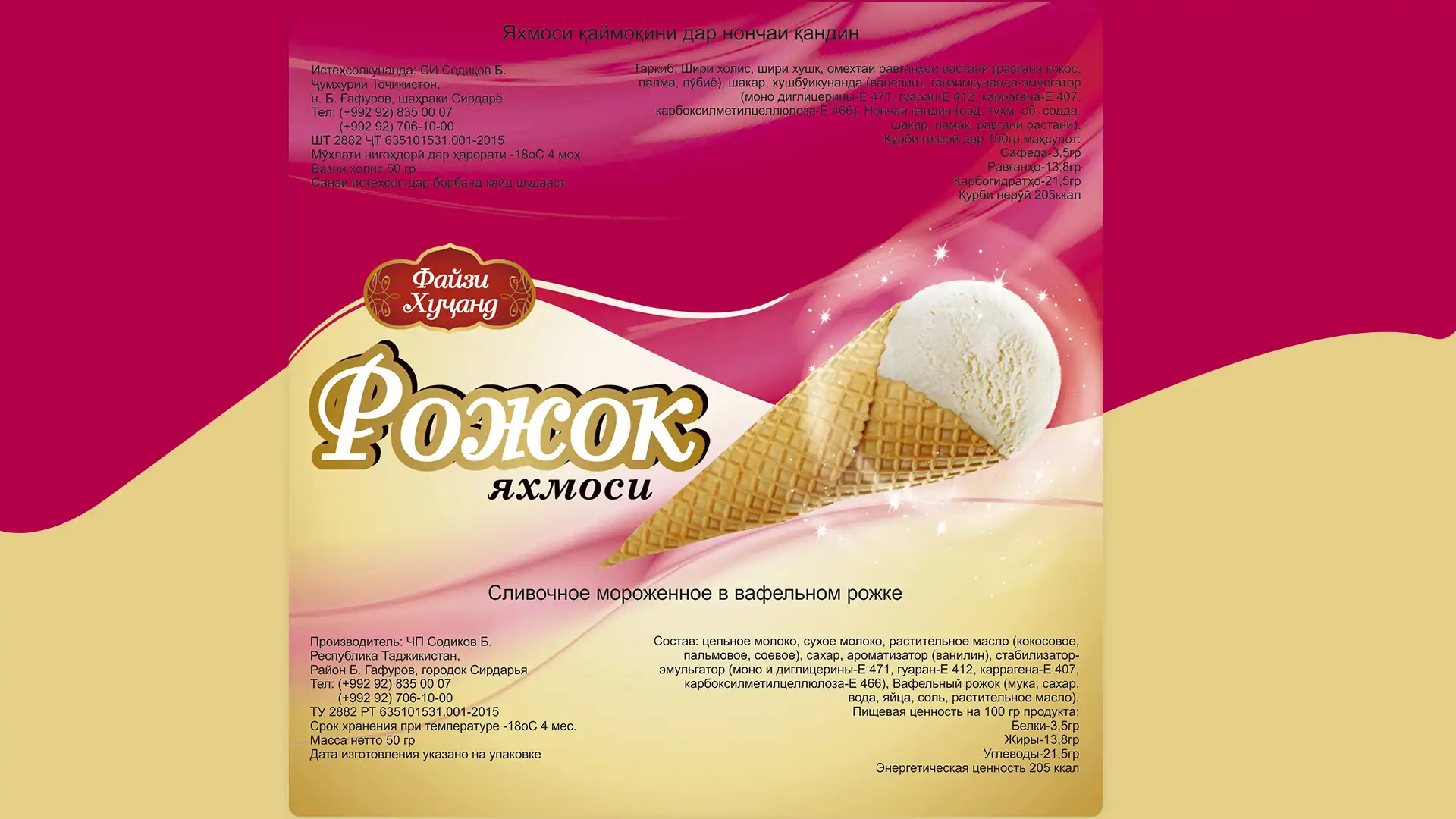 Этикетки для мороженного Этикетки для мороженного